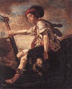 FETI, Domenico David with the Head of Goliath dfg oil painting picture wholesale